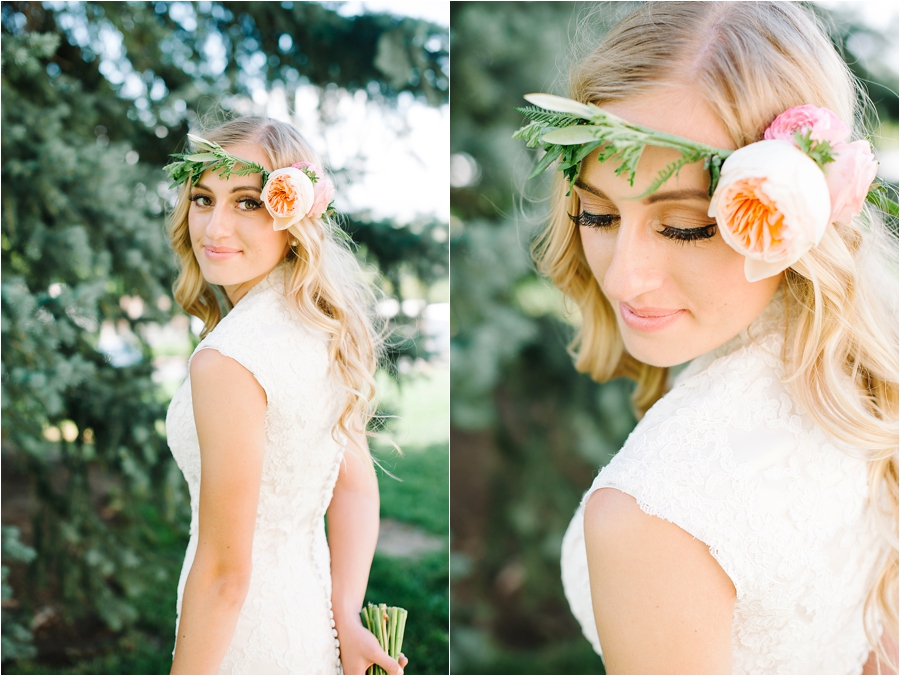 Dreamy Logan, Utah LDS Wedding by wedding photographer Hillary Muelleck || https://hillarymuelleck.com