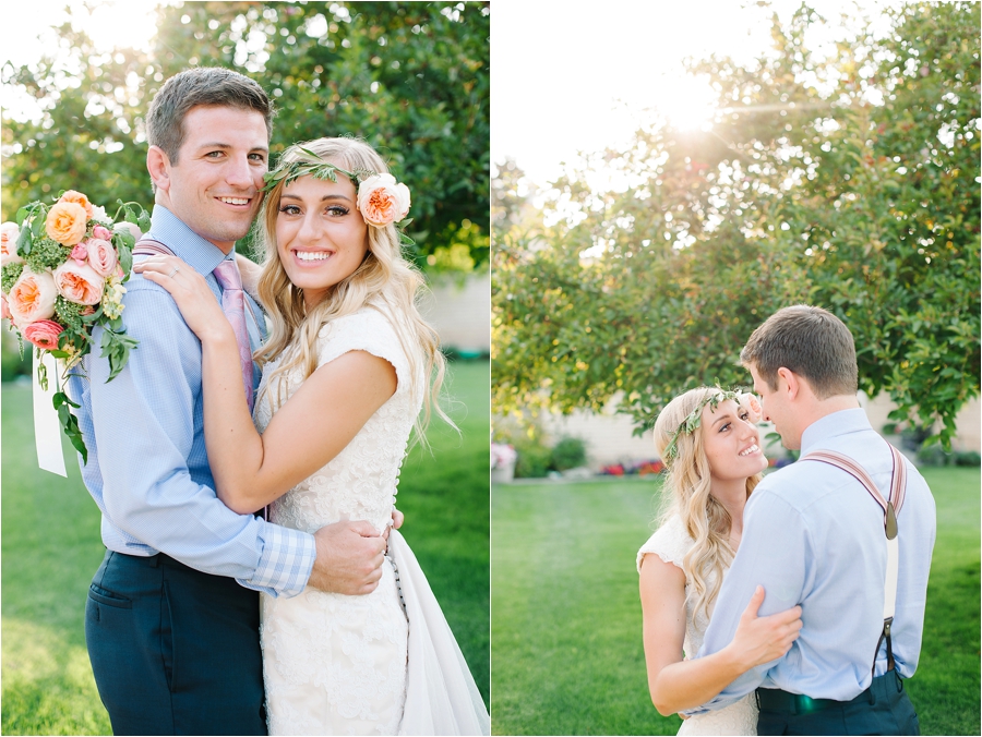 Dreamy Logan, Utah LDS Wedding by wedding photographer Hillary Muelleck || https://hillarymuelleck.com