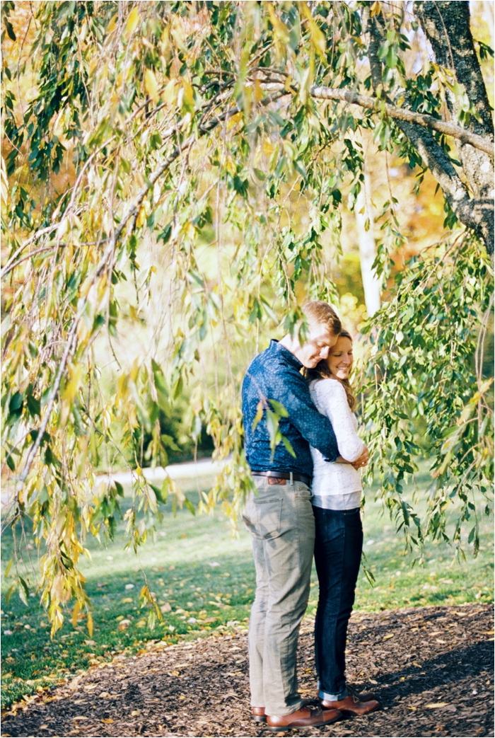 Longwood Garden's Fall Engagement Photos by Fine Art, Pennsylvania Film Photographer Hillary Muelleck // hillarymuelleck.com