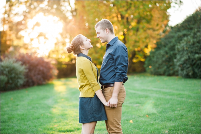 Longwood Garden's Fall Engagement Photos by Fine Art, Pennsylvania Film Photographer Hillary Muelleck // hillarymuelleck.com