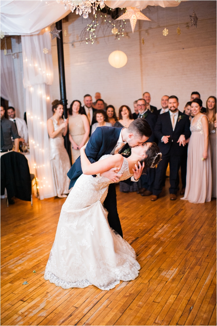 Cozy Winter Wedding at the Mulberry Art Studio in Lancaster, Pennsylvania by Hillary Muelleck Photography || hillarymuelleck.com