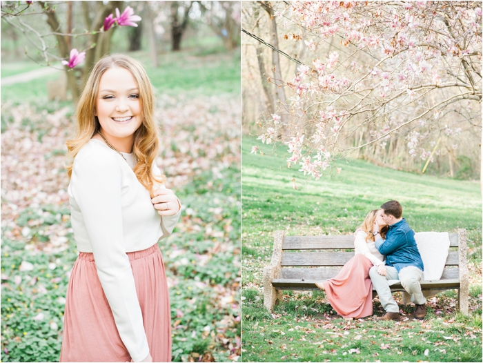 Springtime Historic Rittenhouse Town Engagements by Hillary Muelleck Photography || hillarymuelleck.com