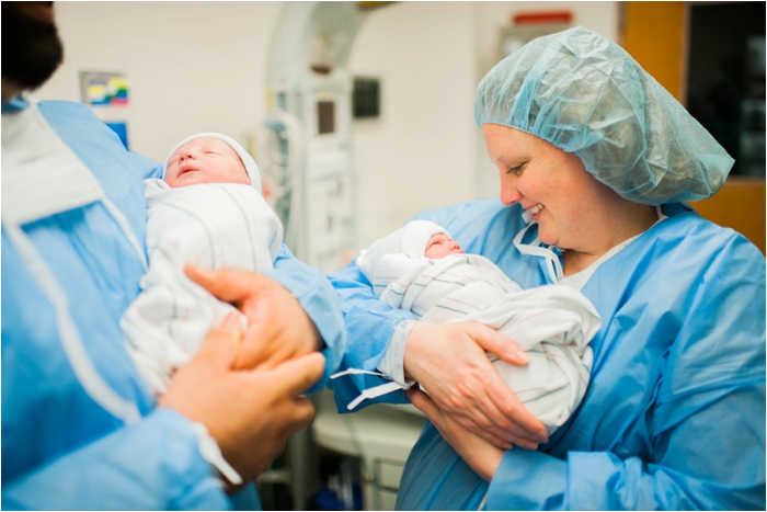 Heartfelt Twin Birth Story through Surrogacy at the Milton S. Hershey Medical Center by Hillary Muelleck Photography \\ hillarymuelleck.com