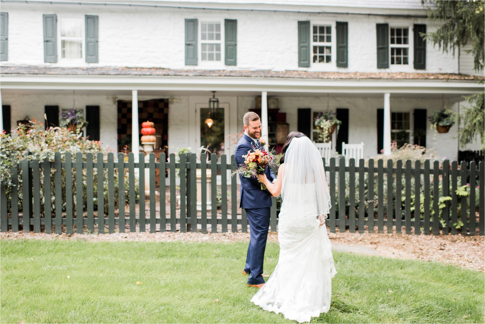 Emerald Fall Pennsylvania Wedding at the Bear Mill Estate by Hillary Muelleck Photography // hillarymuelleck.com