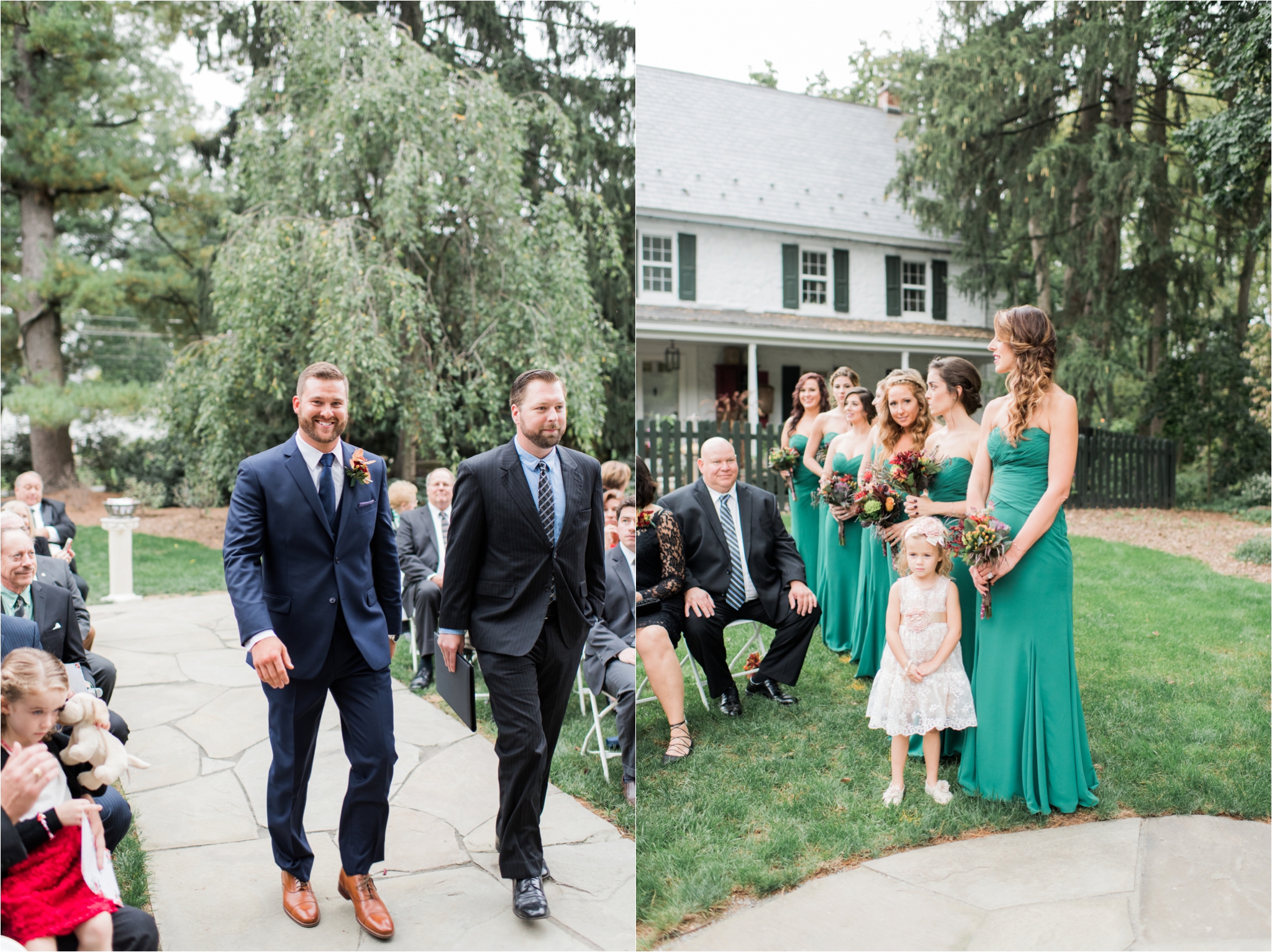 Emerald Fall Pennsylvania Wedding at the Bear Mill Estate by Hillary Muelleck Photography // hillarymuelleck.com