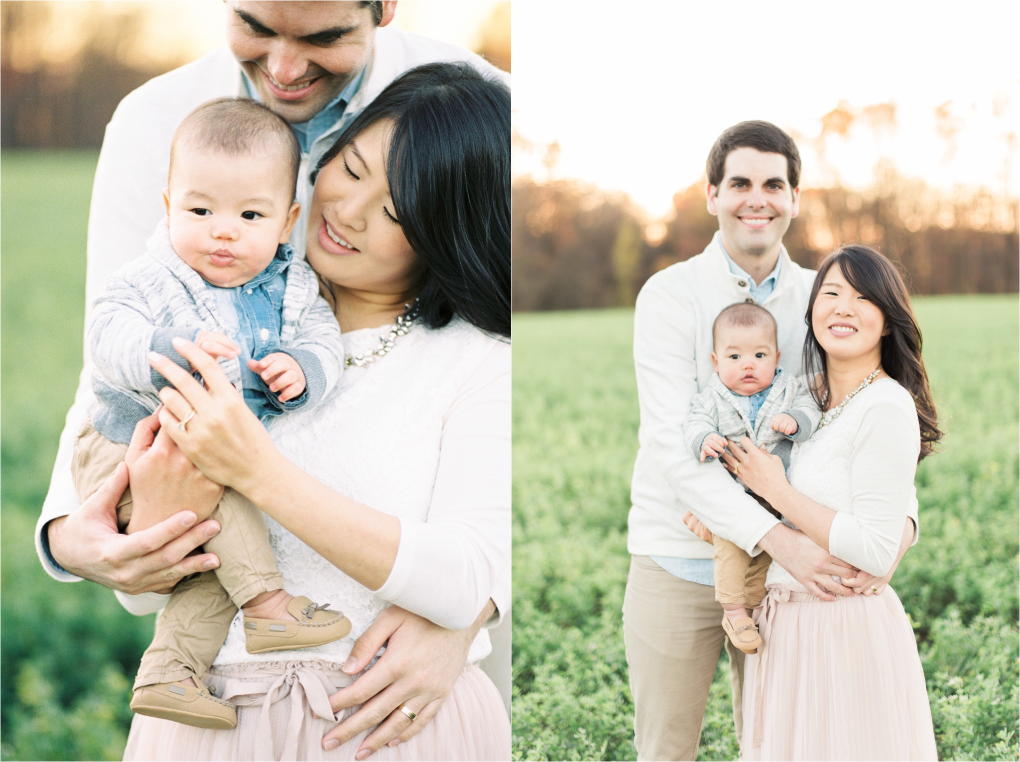 Golden Hour Family Session in Hershey, PA by Hillary Muelleck Photography // hillarymuelleck.com