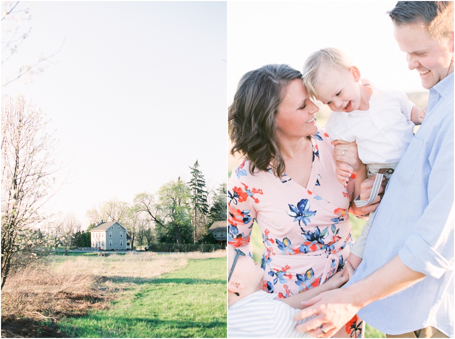 Spring Hershey, Pennsylvania Family Session by Film Photographer Hillary Muelleck