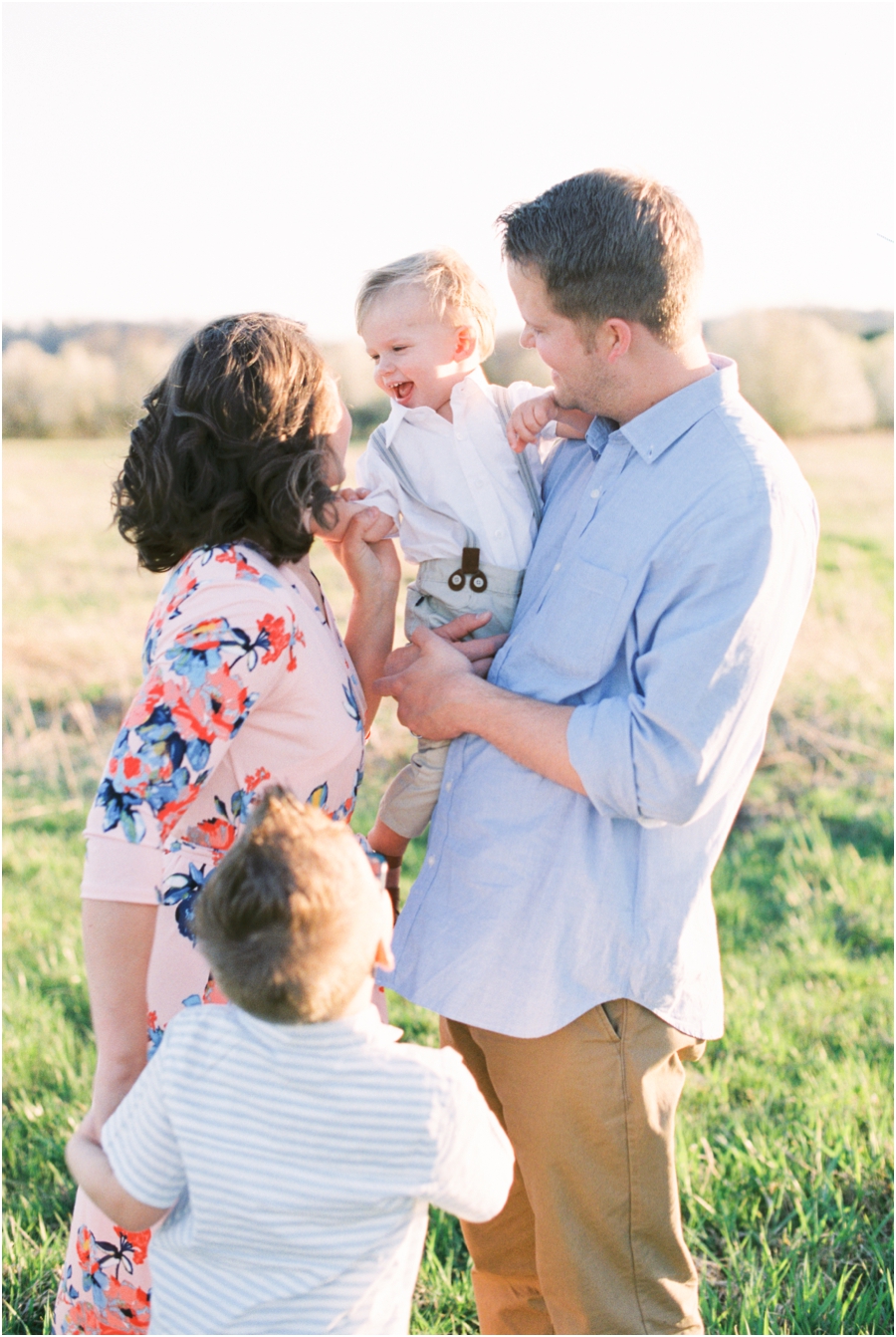 Spring Hershey, Pennsylvania Family Session by Film Photographer Hillary Muelleck