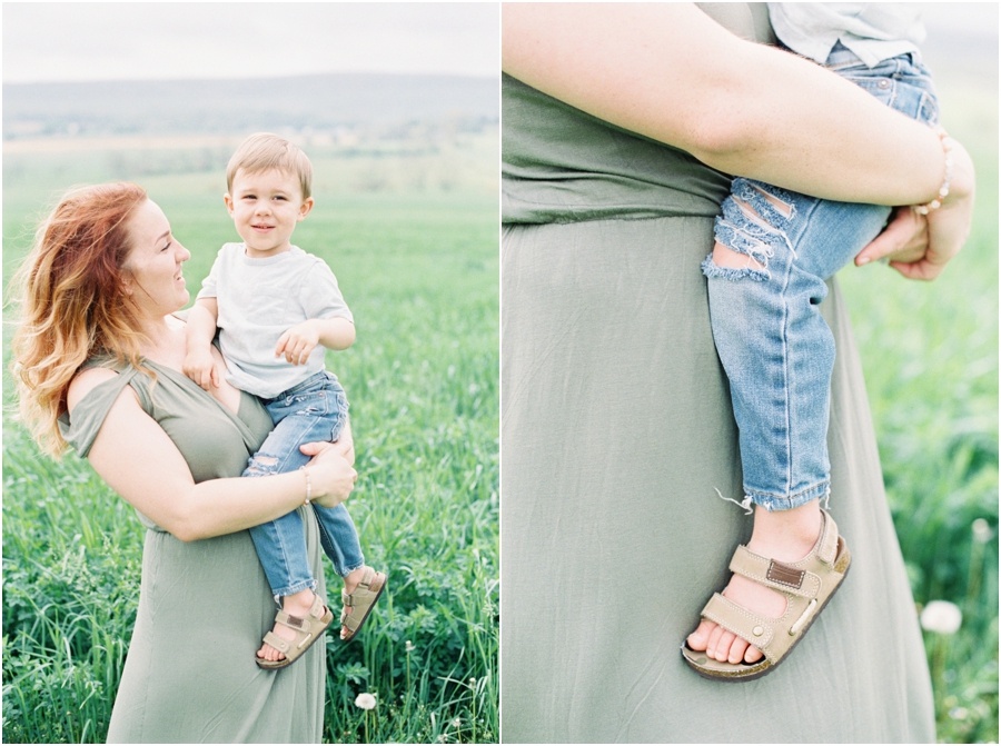 Springtime Mommy and Me Session in Lancaster, Pennsylvania by Film Photographer Hillary Muelleck