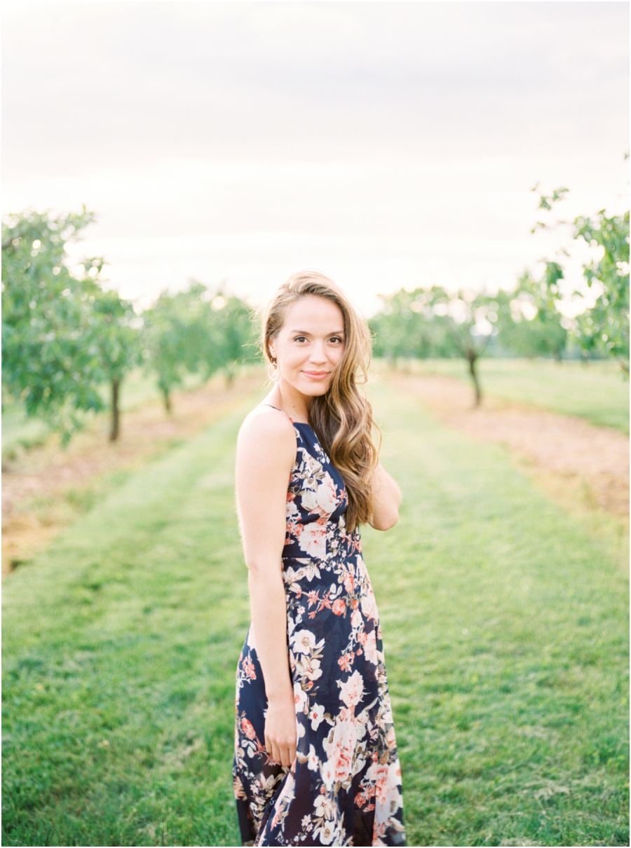 Romantic Vineyard Engagement Session by Film Photographer Hillary Muelleck