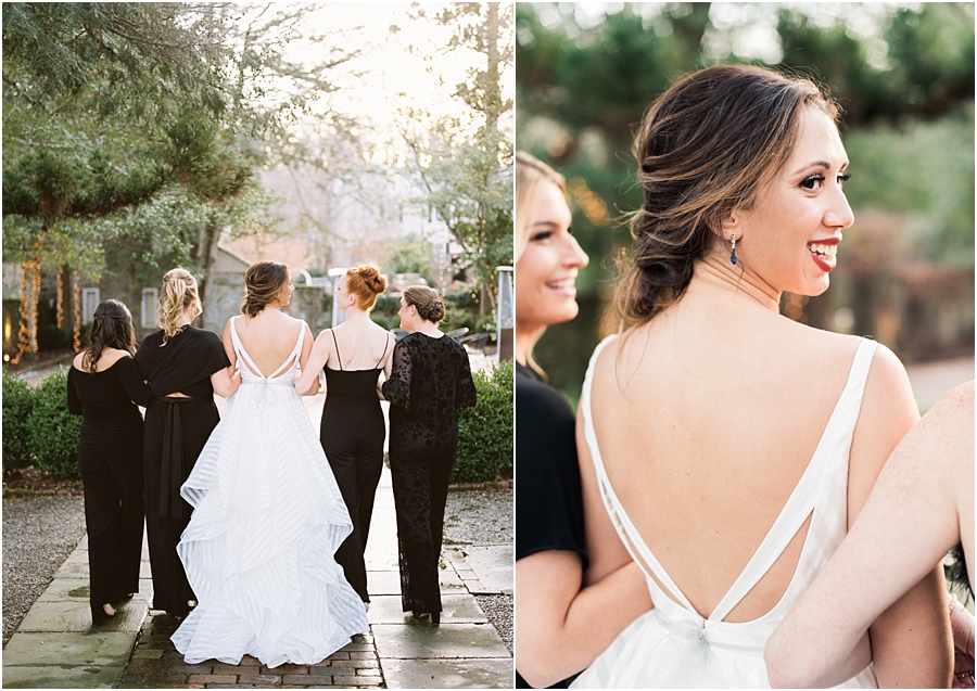 Cozy, Winter Wedding at the Holly Hedge Estate in Philadelphia by film photographer Hillary Muelleck