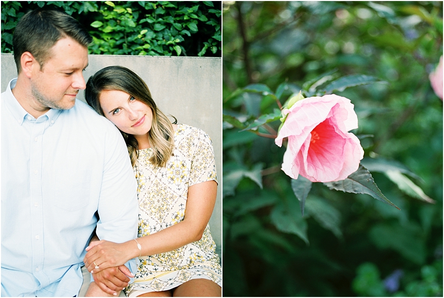 Longwood Gardens Pennsylania Engagement by Film Photographer Hillary Muelleck