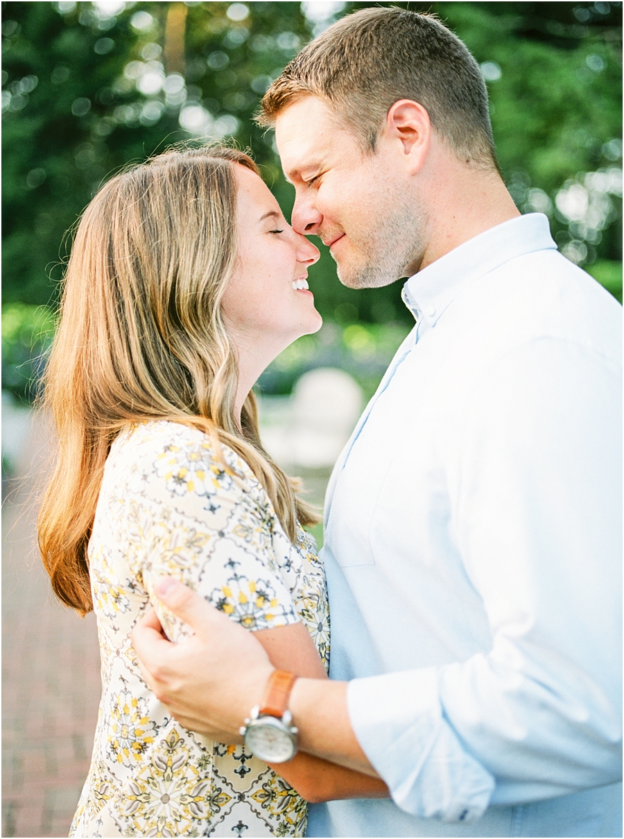 Longwood Gardens Pennsylania Engagement by Film Photographer Hillary Muelleck