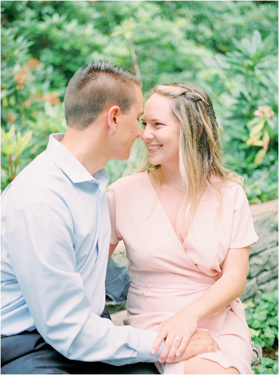 Longwood Gardens Engagement Session in Kennett Square, Pennsylvania by Film Photographer Hillary Muelleck