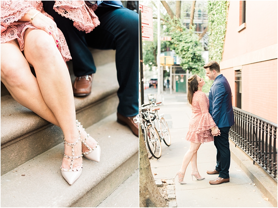 New York City Engagement Photos by Film Photographer Hillary Muelleck