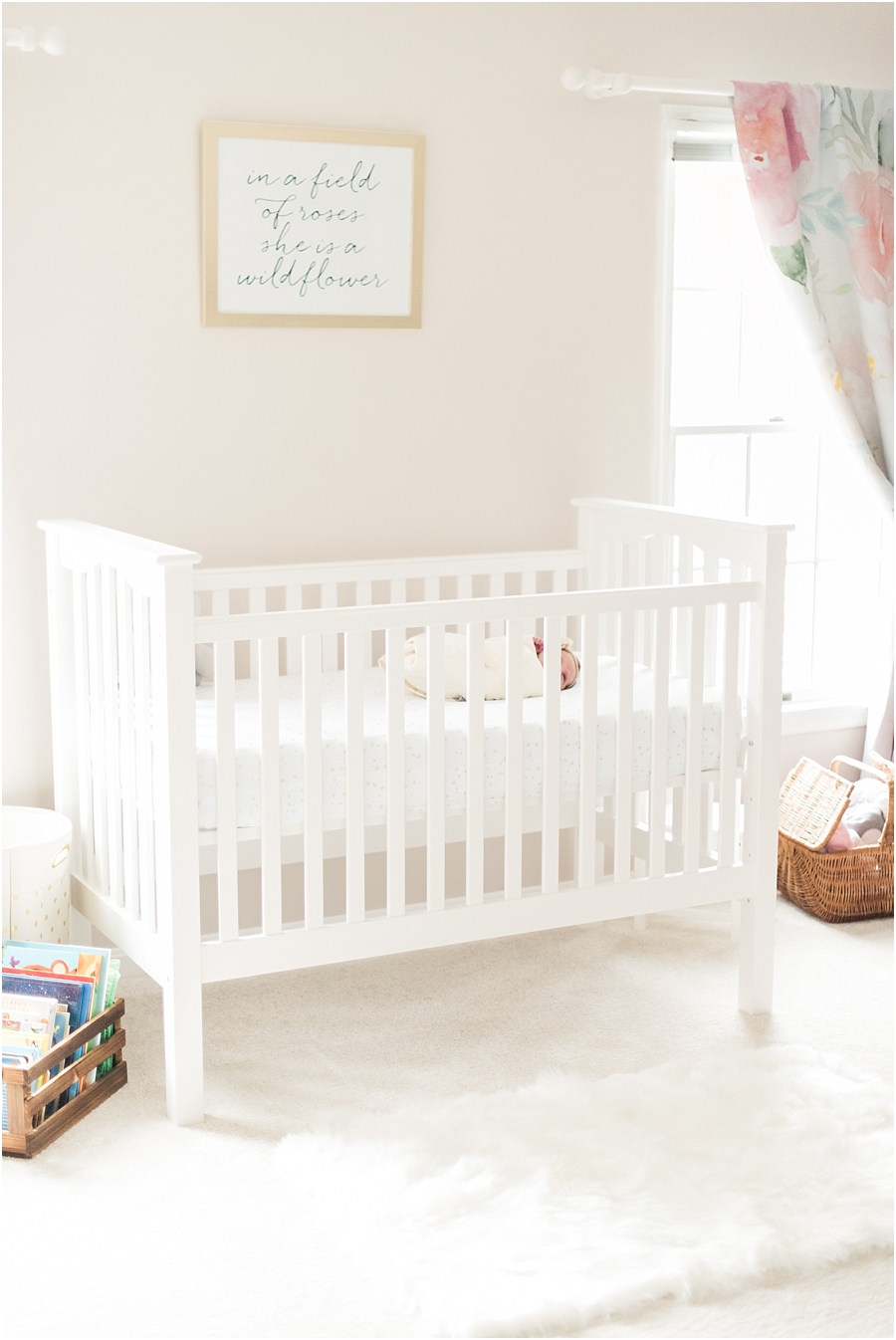 Lifestyle Newborn Session in a Nursery by Winston-Salem North Carolina Photographer Hillary Muelleck