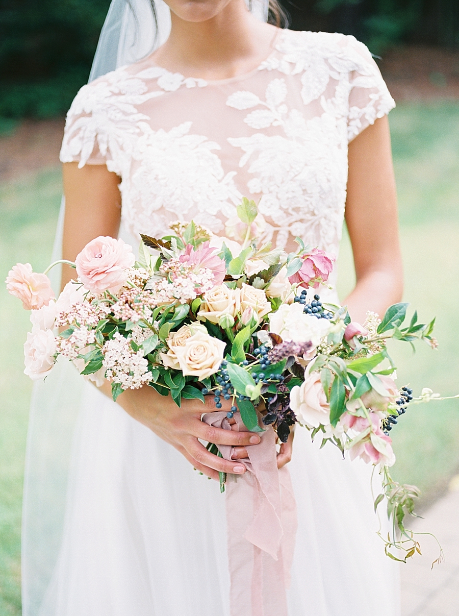 Fall Berry Southern Wedding Inspiration at McAlister-Leftwich House by Hillary Muelleck
