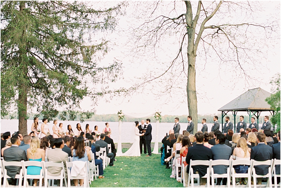 Glen Foerd on the Delaware Wedding by film photographer Hillary Muelleck