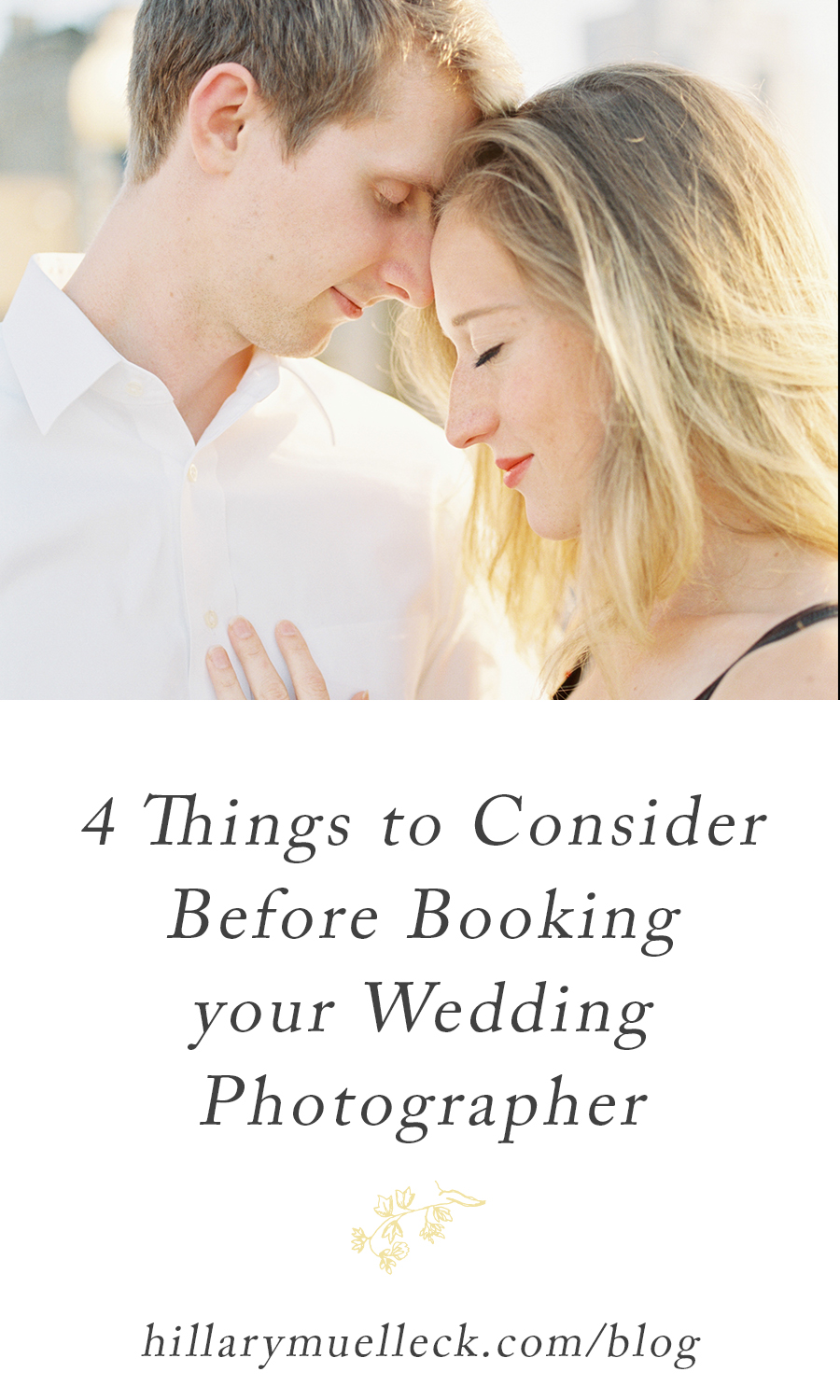 4 Things to Consider Before Booking your Wedding Photographer