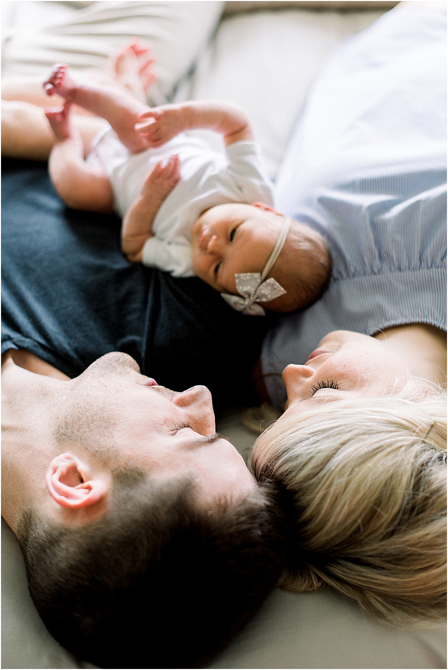 Newborn Photos in Nursery by film photographer Hillary Muelleck in Winston Salem