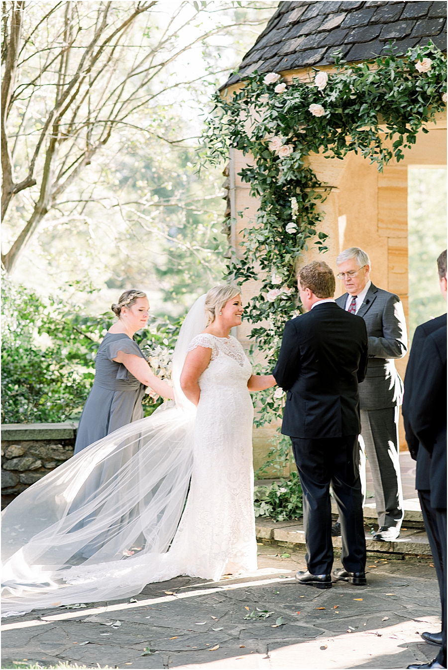 Graylyn Estate Wedding with a Reception under a Sailcloth Tent | by Winston Salem Film Photographer Hillary Muelleck