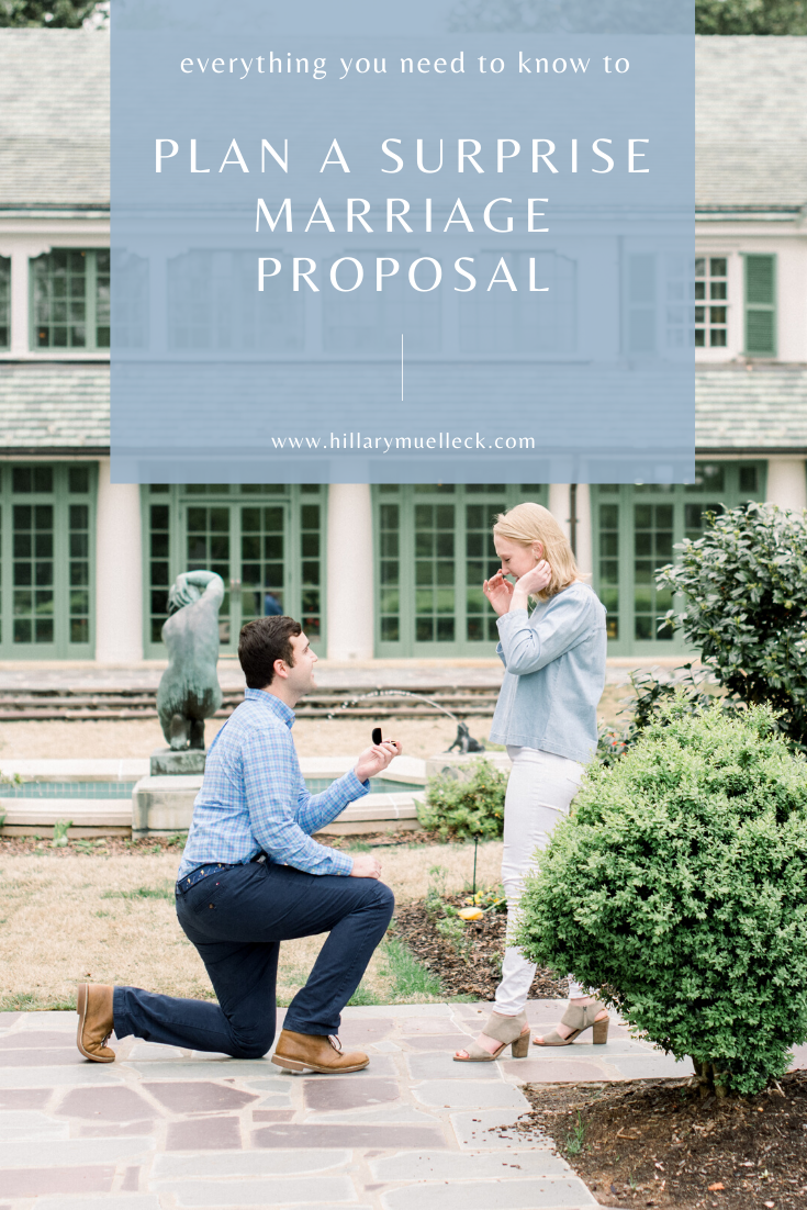 Tips to Planning a Surprise Marraige Proposal