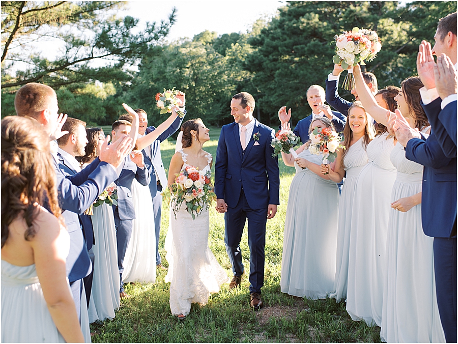 Bridal Party | Rustic Raleigh North Carolina Wedding at Walnut Hill