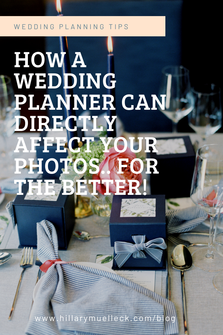 How a wedding planner can directly affect your photos.. for the better!