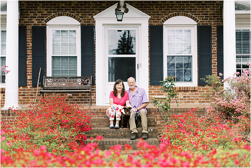 Winston Salem Family Front Porch Photos during COVID Quarantine by Hillary Muelleck