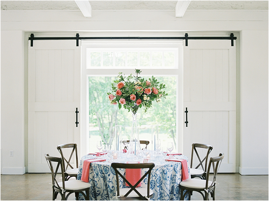 Modern White Barn Wedding Venue in Winston Salem, North Carolina | Hillary Muelleck Photography