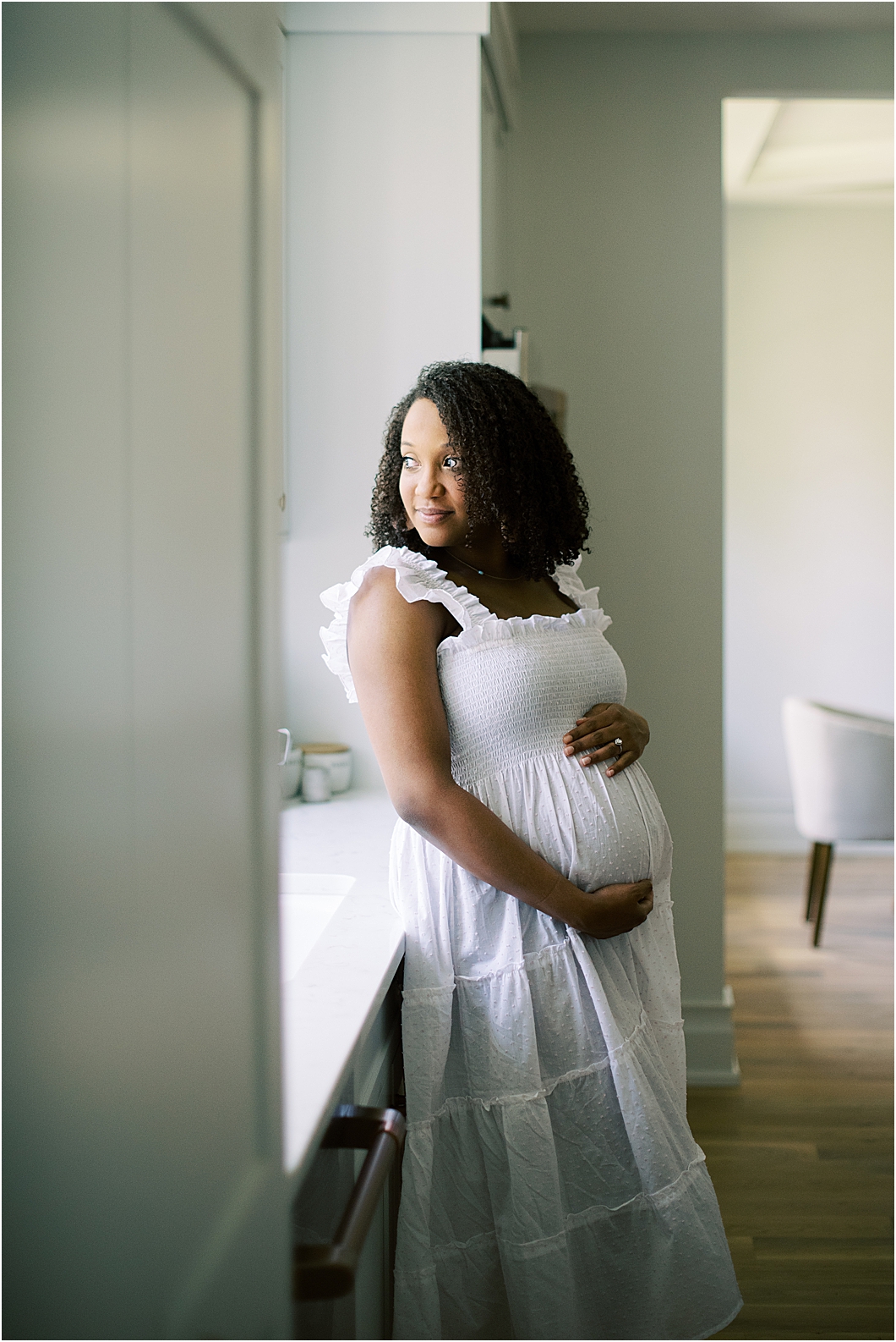 Maternity Photos at Home | Charlotte North Carolina Photographer