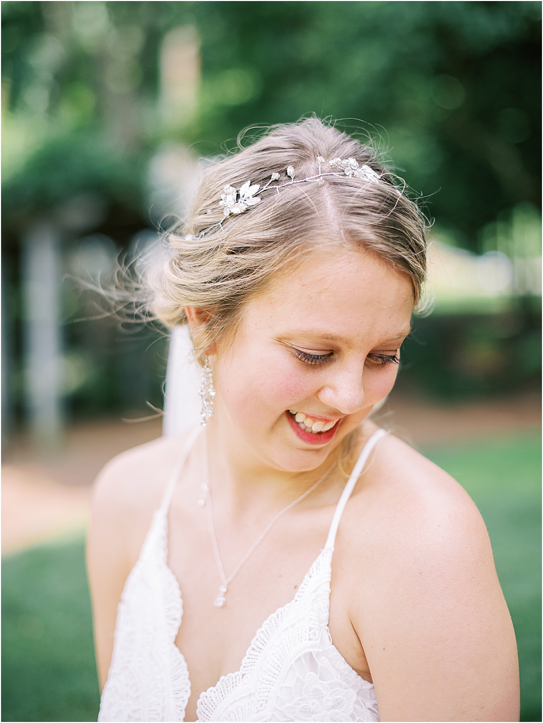 Intimate Wedding during COVID at Tanglewood Park Arboretum by Hillary Muelleck