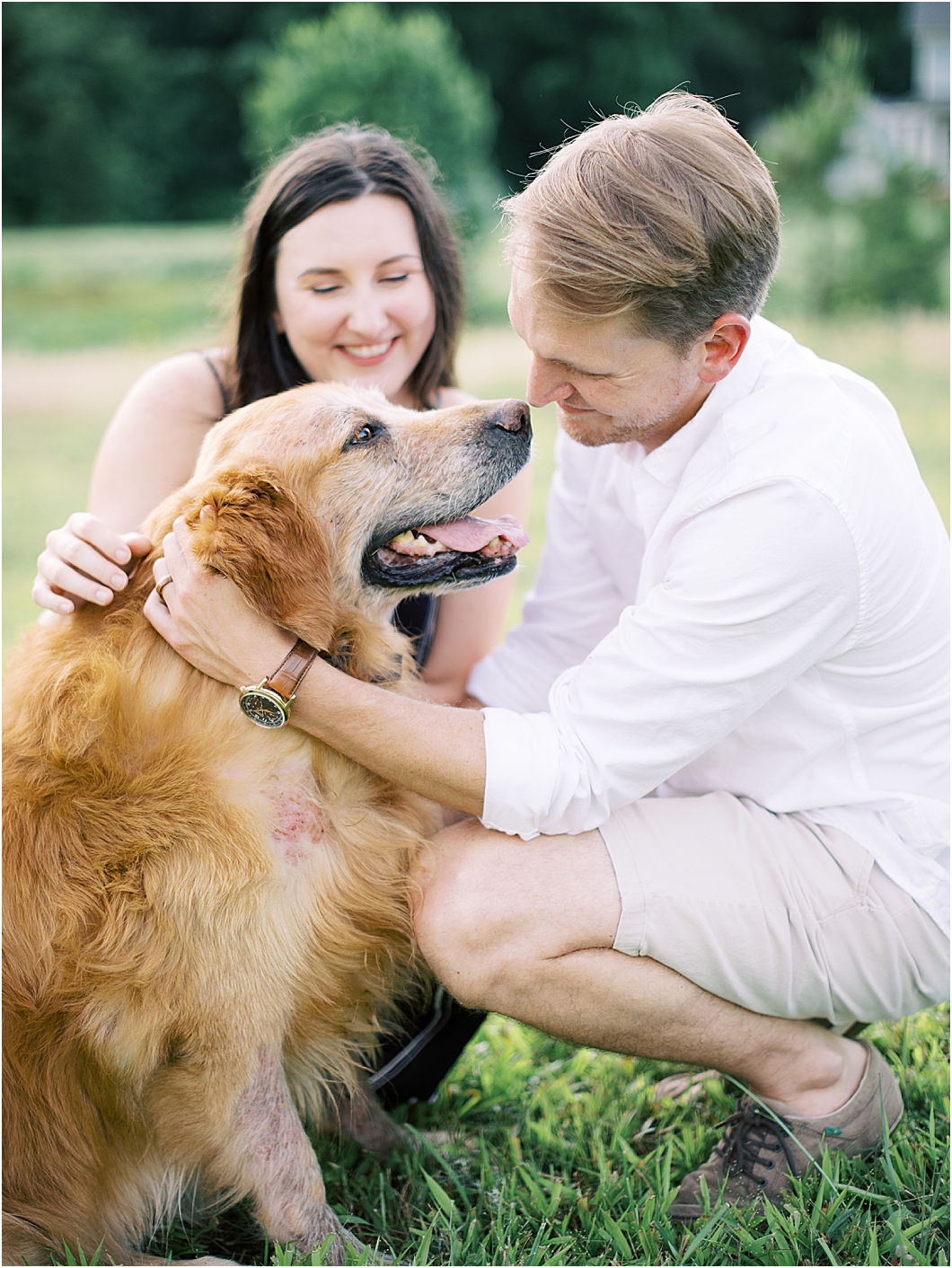 At Home Anniversary Photos with Dogs by Hillary Muelleck
