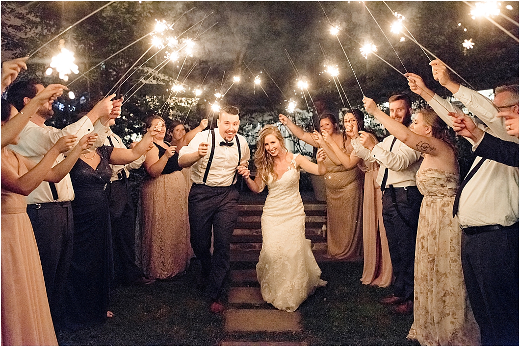 Consider a Staged Sparkler Exit for your Wedding | Wedding Planning Tips at hillarymuelleck.com