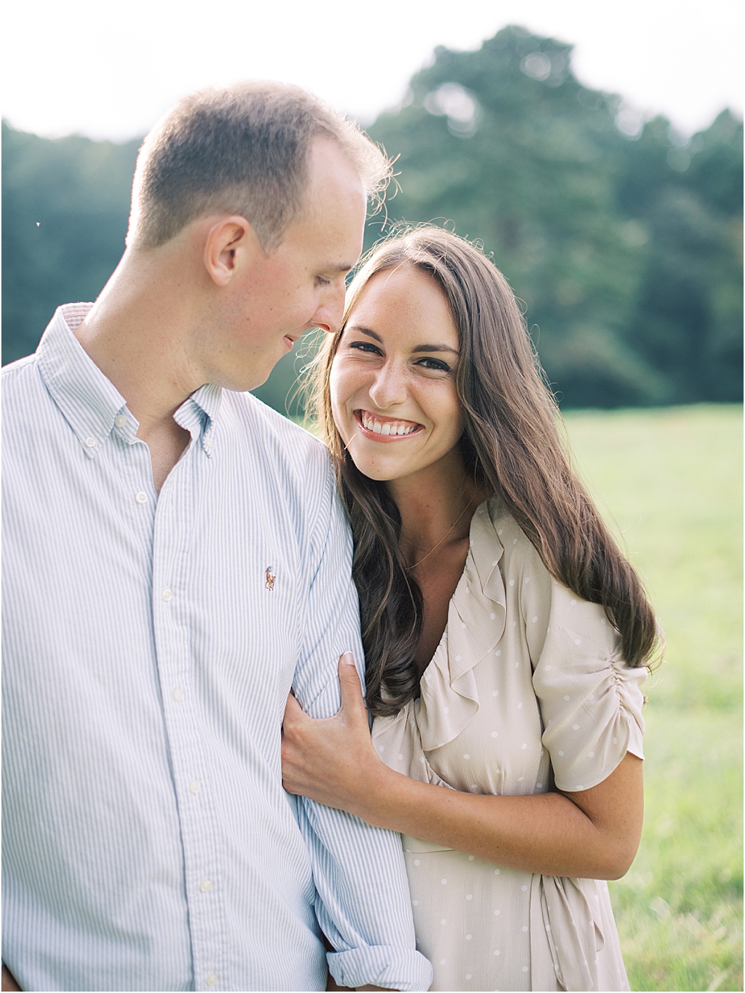 Farm Engagement Photos in Charlotte North Carolina by Hillary Muelleck