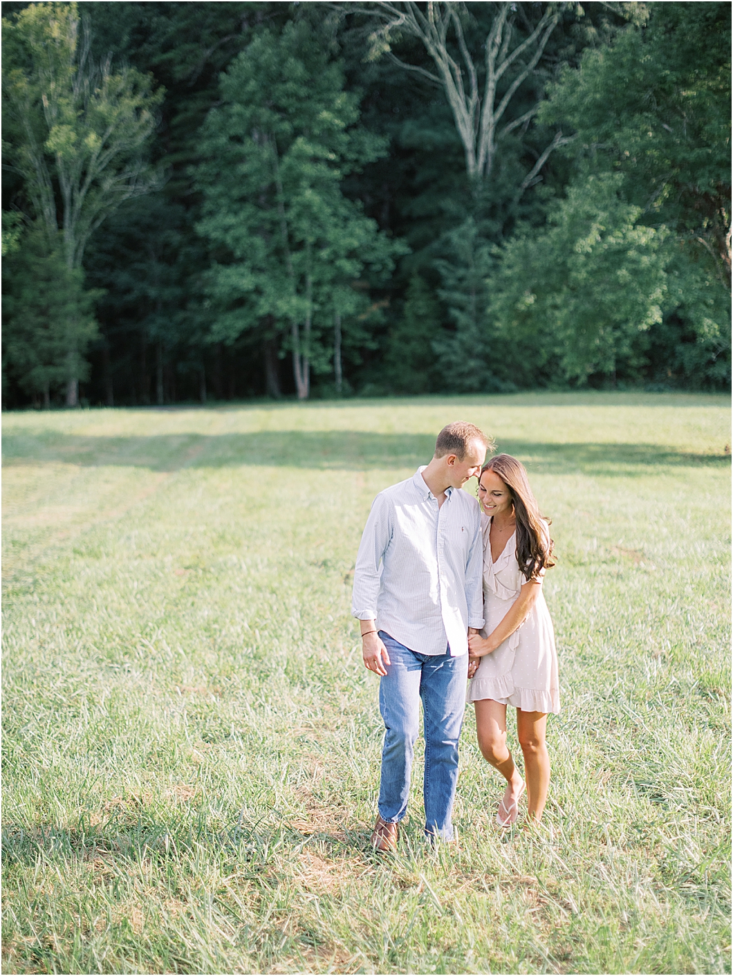 Farm Engagement Photos in Charlotte North Carolina by Hillary Muelleck