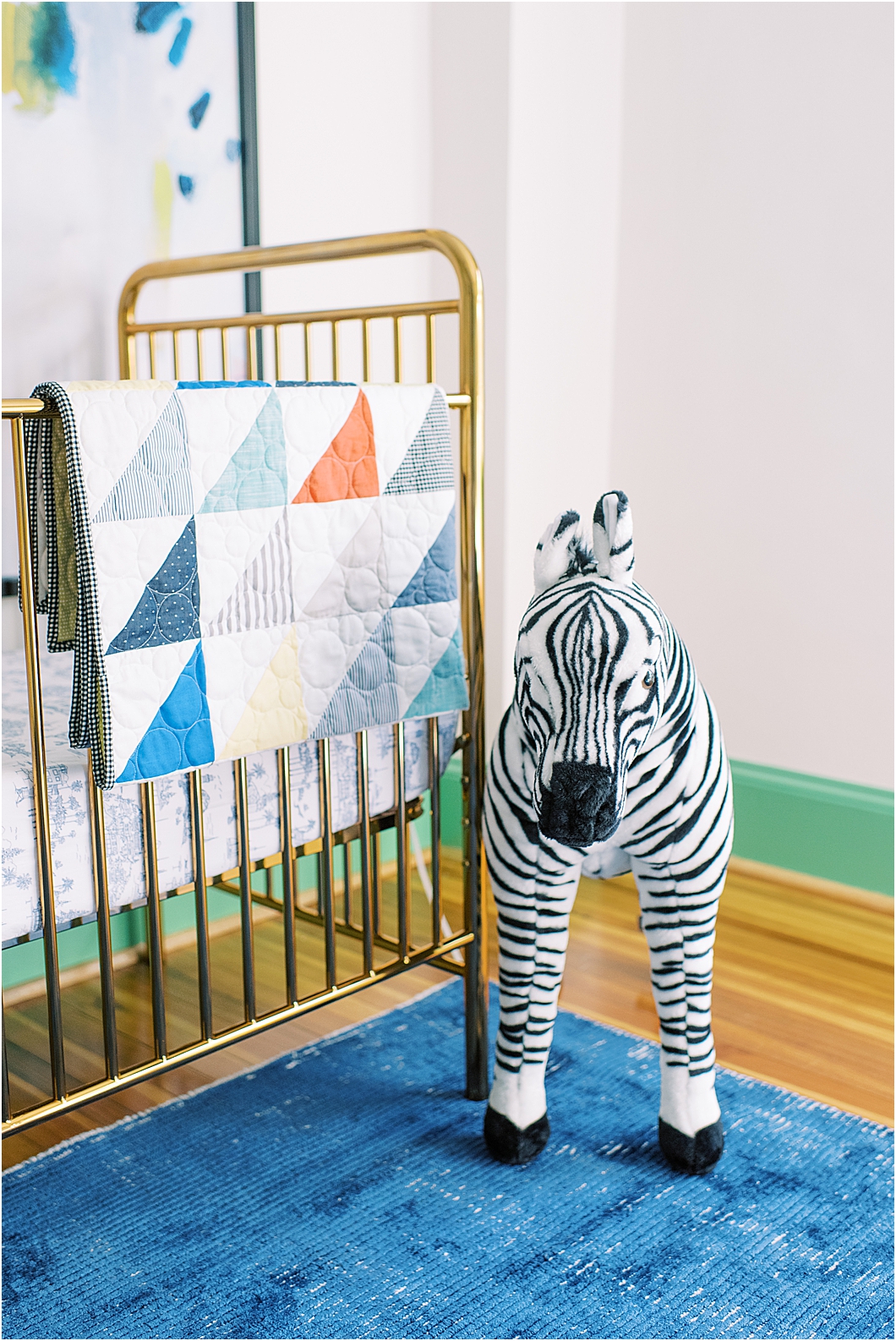 Circus Tent Inspired Nursery, Newborn Photos in Winston Salem by Hillary Muelleck
