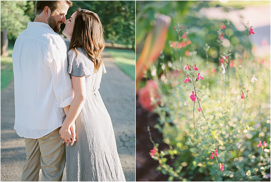 Reynolda Gardens Engagement Photos by Hillary Muelleck Photography