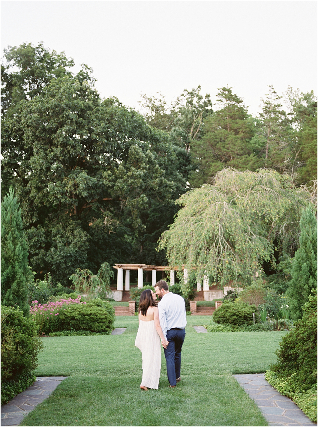 Reynolda Gardens Engagement Photos by Hillary Muelleck Photography