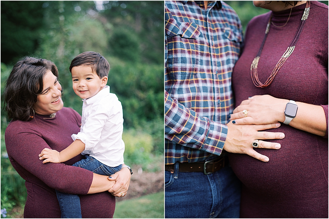Reynolda Gardens Fall Maternity Session | Hillary Muelleck Photography | Winston Salem Photographer