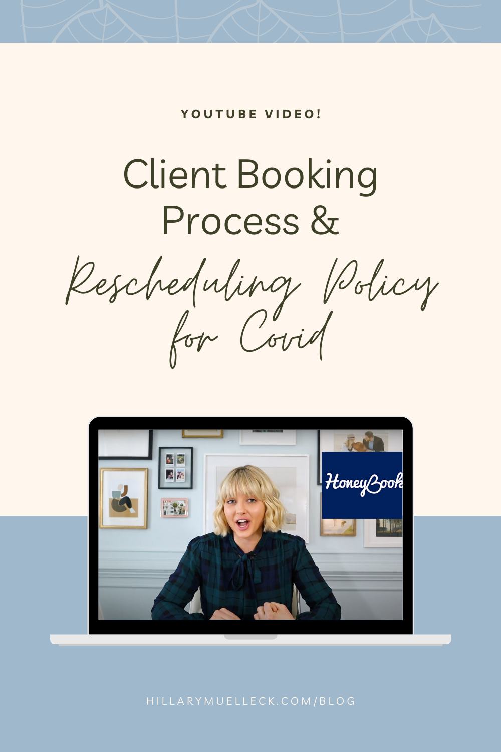 Video of my Wedding Client Booking Process and Rescheduling Policy for COVID | Hillary Muelleck Photography