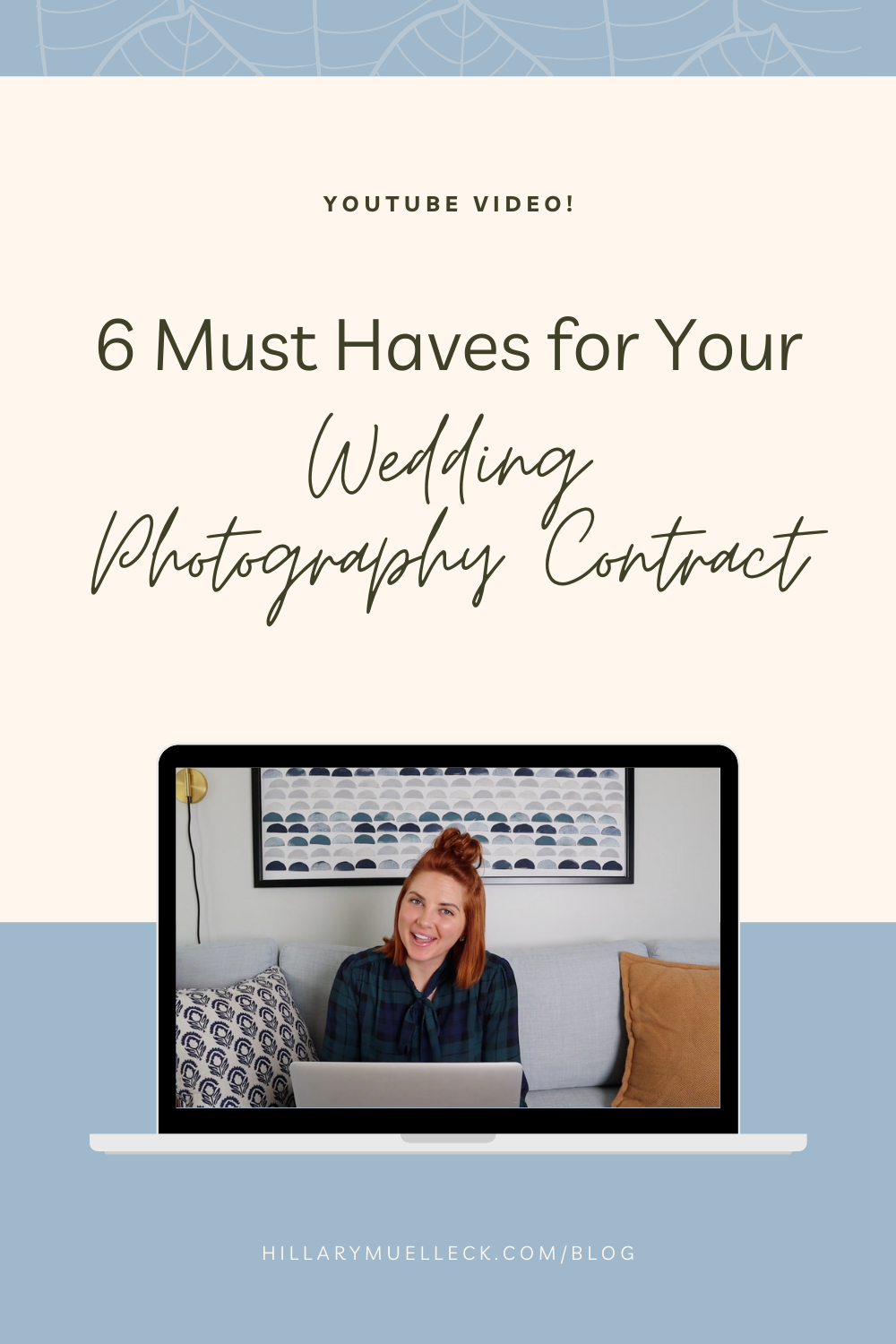 6 Must Haves for Your Wedding Photography Contract shared by wedding photographer Hillary Muelleck Photography