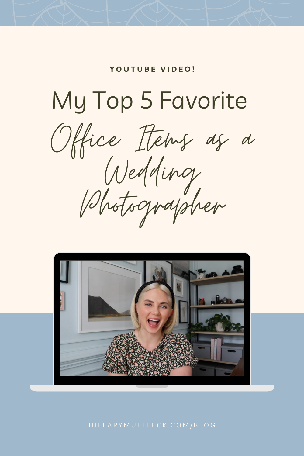 My five favorite office items as a wedding photographer to stay organized and on top of my business, shared by Hillary Muelleck