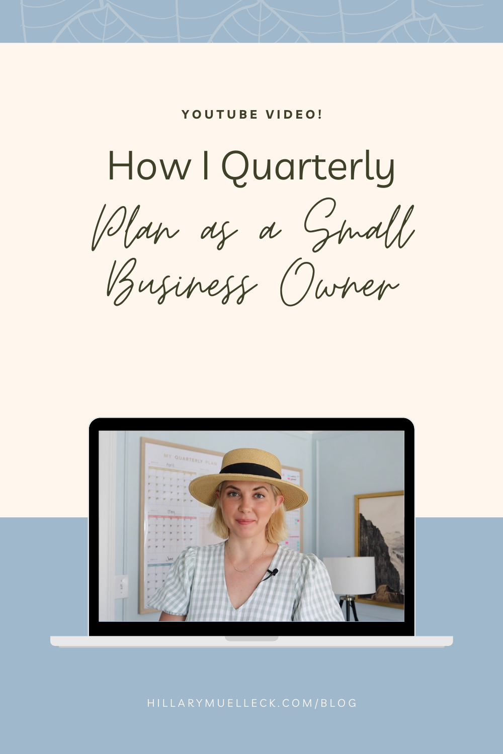 How I Quarterly Plan as a Business Owner: a step-by-step video showing how to quarterly plan for your life and business
