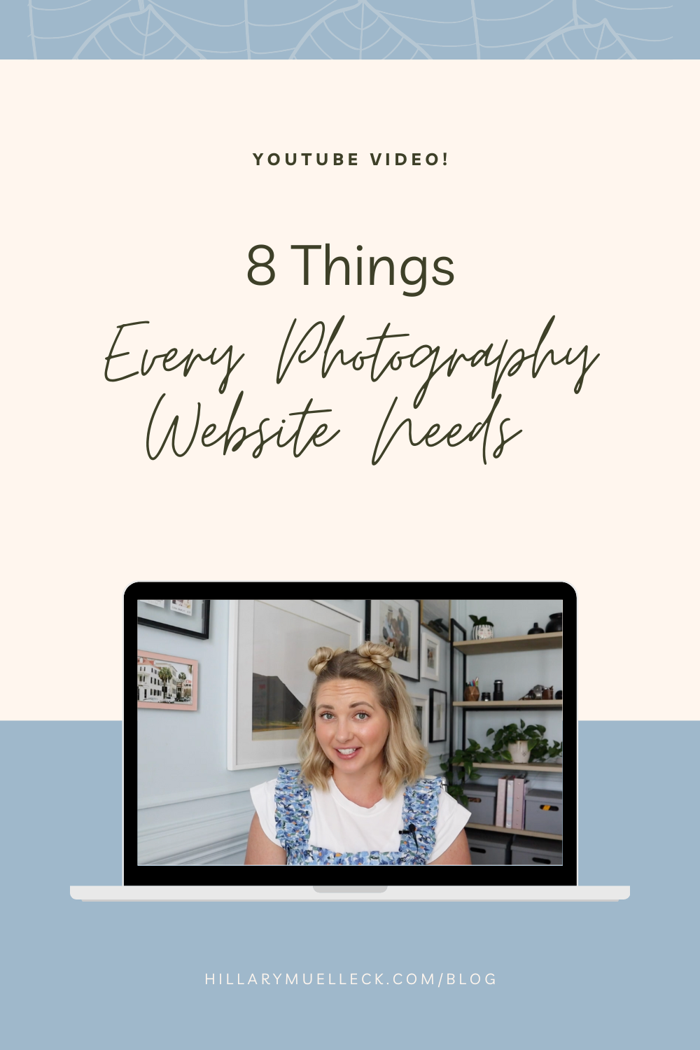 8 things every website needs to be user-friendly and easy to book, shared by wedding photographer and educator Hillary Mulleck