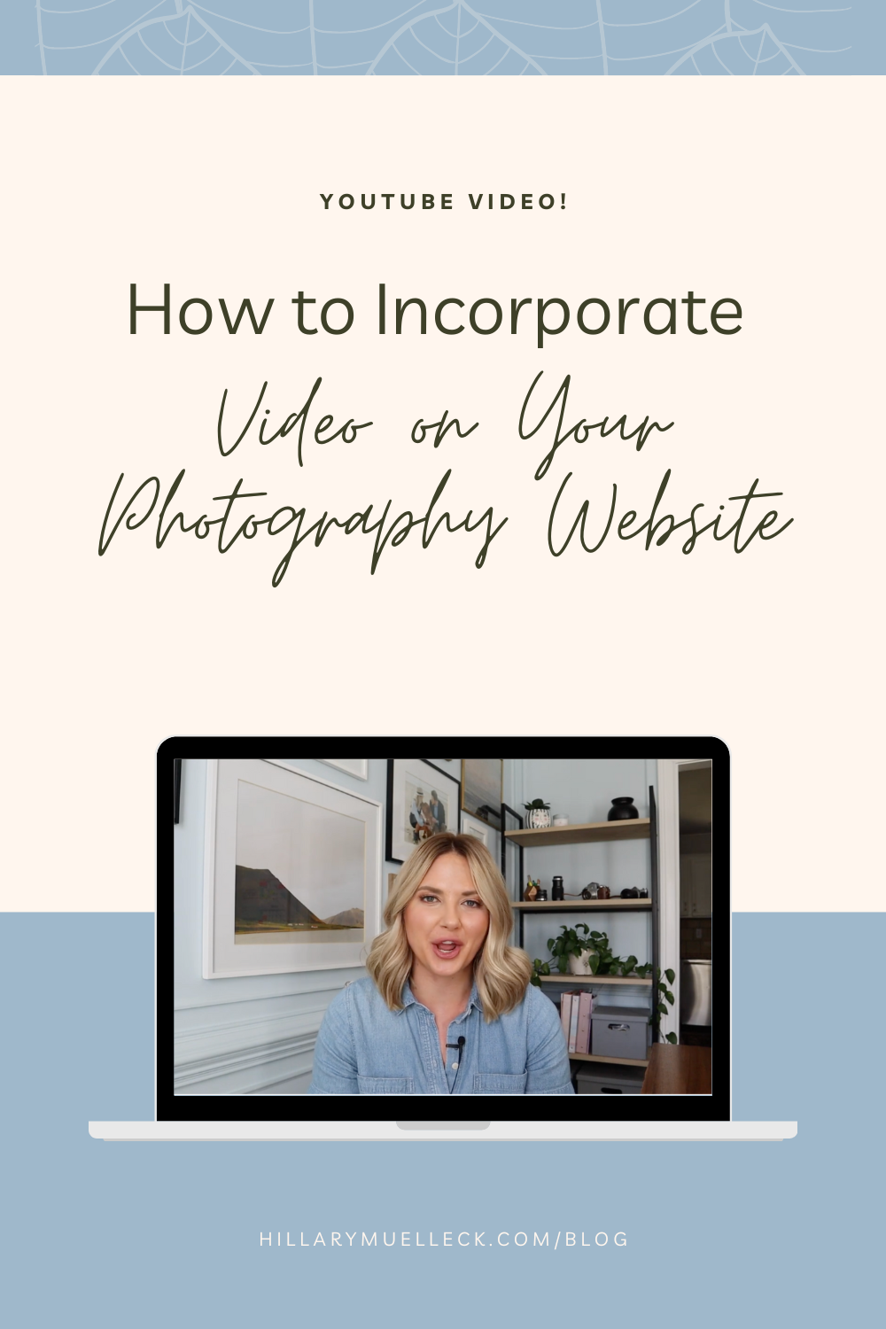 3 ways to incorporate video on your website to connect with your ideal clients shared by wedding photographer Hillary Muelleck
