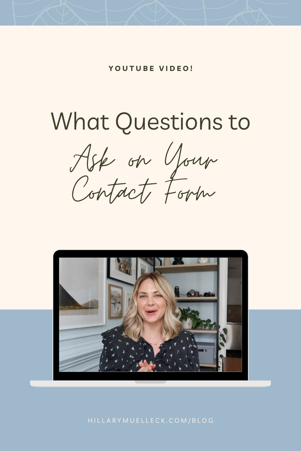 What questions should you ask on your contact form? Photographer Hillary Muelleck shares how to get to know your clients better