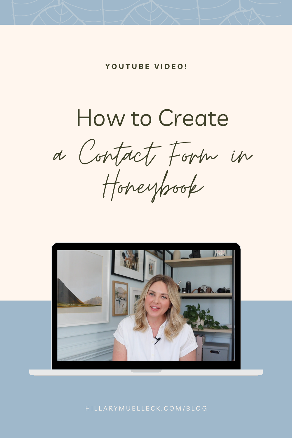 How to Create a Contact Form in Honeybook: photographer Hillary Muelleck shares how to easily create your form + embed it on your website